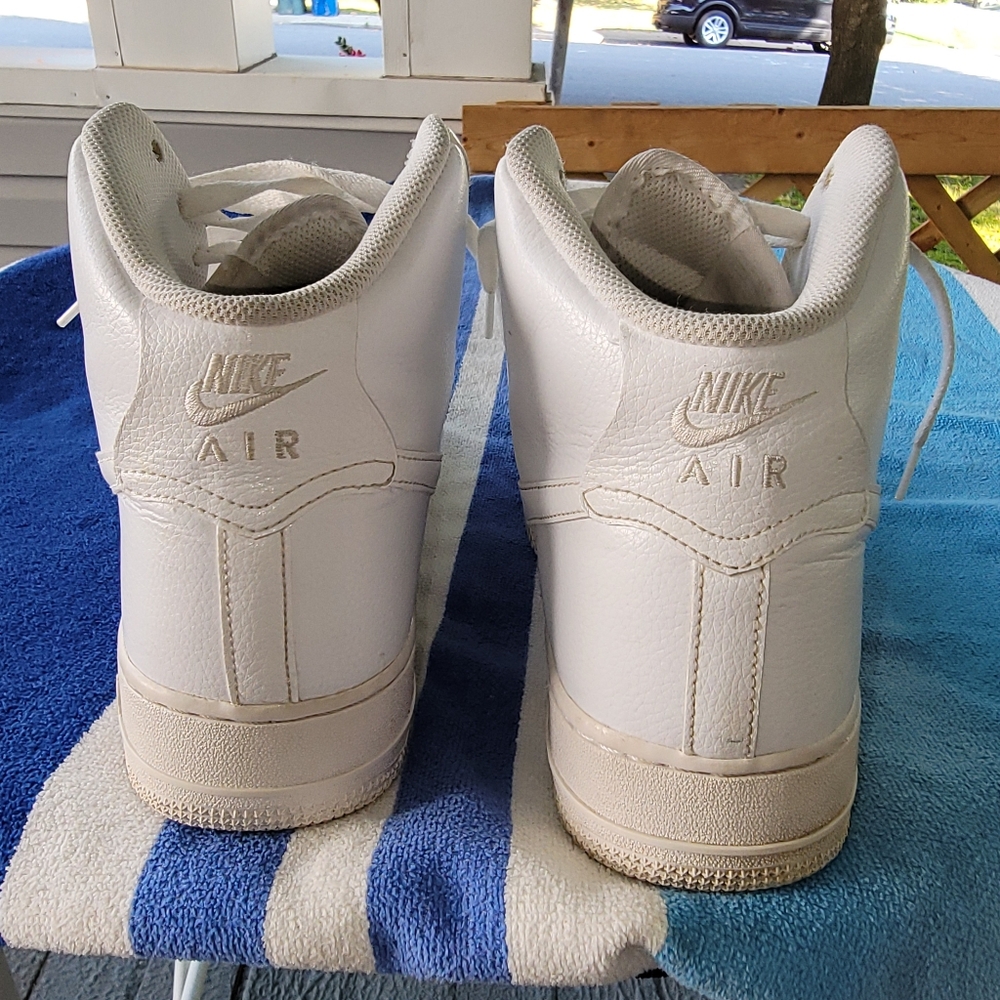 Nike Air Force 1 high top sneakers shoes Men's Size 10 - Picture 6 of 13